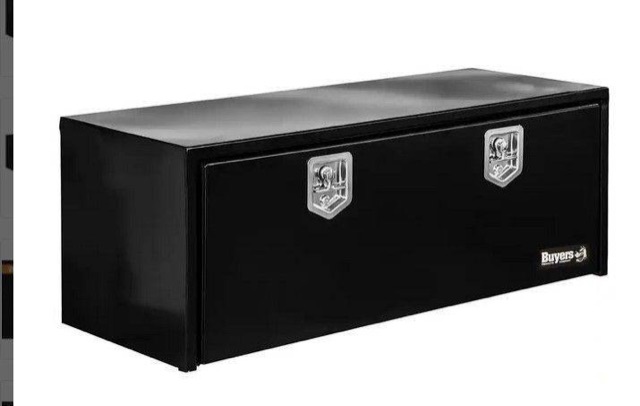 Buyers Products Gloss Black Steel Underbody Truck Tool Box photo 2
