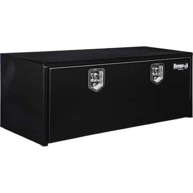 Buyers Products Gloss Black Steel Underbody Truck Tool Box photo 3