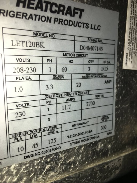 10x12 (appx) Walk-in Freezer, no floor, install available photo 2